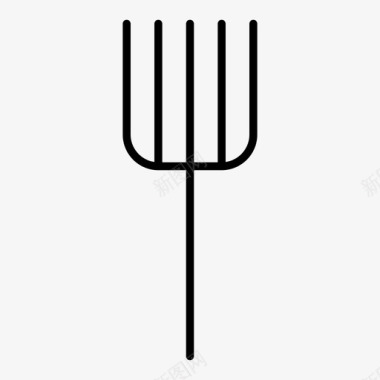 叉子餐叉厨房用具图标图标