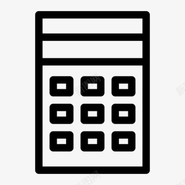 计算器相等财务图标图标
