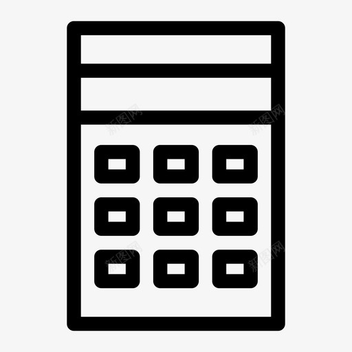 计算器相等财务图标svg_新图网 https://ixintu.com 乘法 兄弟 相等 管理 计算器 财务