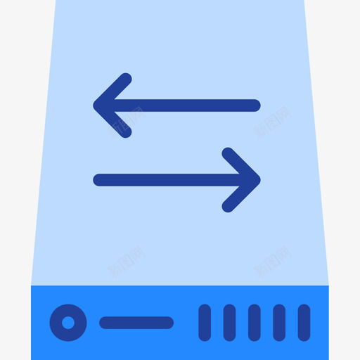传输数据7平面图标svg_新图网 https://ixintu.com 传输 平面 数据