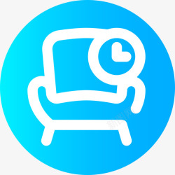 机场休息室休息室71号机场圆形图标高清图片
