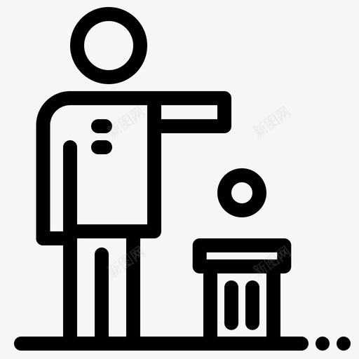 垃圾桶想法回收利用图标svg_新图网 https://ixintu.com 利用 动机 商业 回收 垃圾桶 思想 想法 技巧 生产力