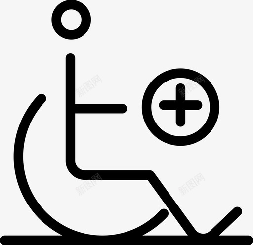 医疗医院医学图标svg_新图网 https://ixintu.com 医学 医疗 医院 轮椅