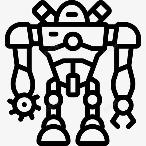 机器人学机器人学26线性图标svg_新图网 https://ixintu.com 机器人学 机器人学26 线性
