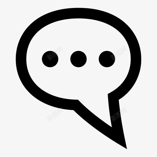 聊天泡泡聊天泡泡图标svg_新图网 https://ixintu.com 扳手 搜索 日历 标志 泡泡 笔记 聊天 蓝牙 评论 语音