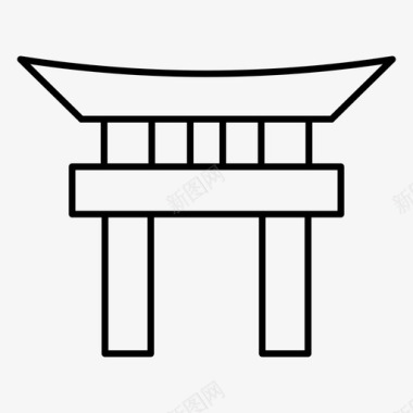 伊纳里神社亚洲旅游日本著名图标图标