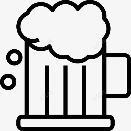 一杯啤酒酒精庆祝图标svg_新图网 https://ixintu.com 一杯 啤酒 帕特 帕特里 庆祝 酒精 里克 饮料