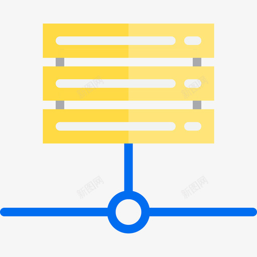 网络通信网络3扁平图标svg_新图网 https://ixintu.com 扁平 网络 通信网络