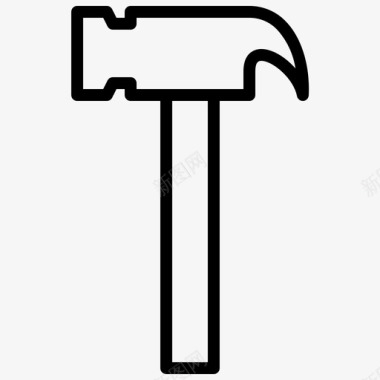 锤子建筑工具图标图标