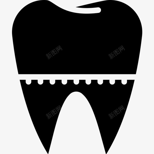 牙冠牙科16实心图标svg_新图网 https://ixintu.com 实心 牙冠 牙科