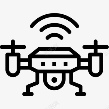 雄蜂ai4直线型图标图标