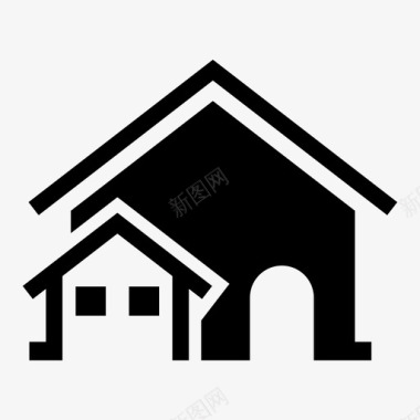 房子公寓建筑图标图标