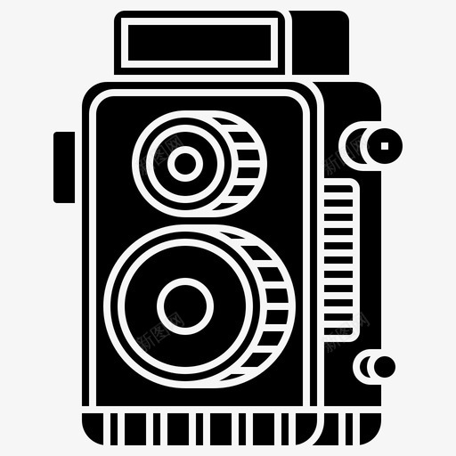 照相机格式介质图标svg_新图网 https://ixintu.com 介质 复古 字形 摄影 格式 照相机