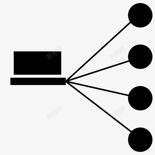 网络连接组图标svg_新图网 https://ixintu.com internet 组 网络 联机 连接