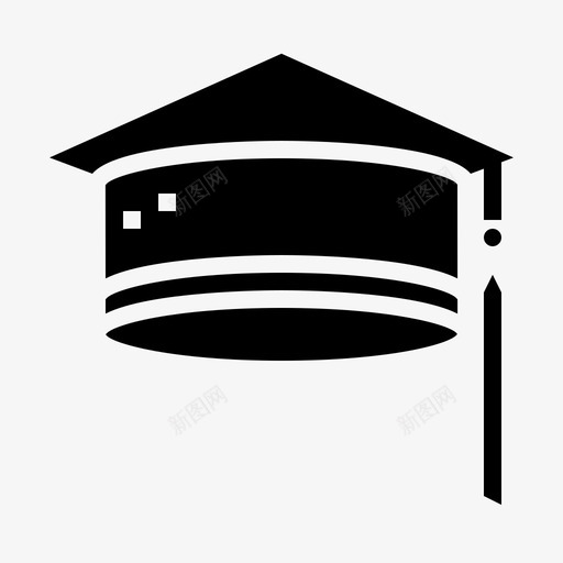 帽子毕业摩托图标svg_新图网 https://ixintu.com 大学 实心 帽子 摩托 毕业