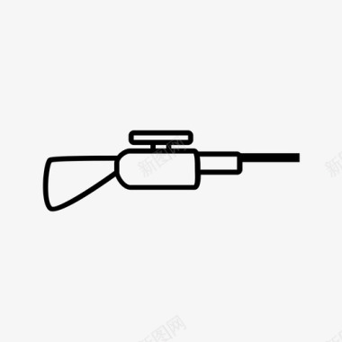 狙击步枪元素游戏图标图标
