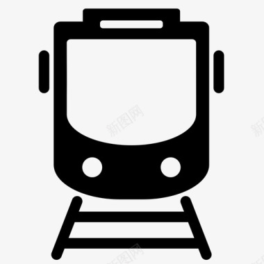 铁路公共交通火车图标图标