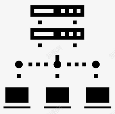 服务器计算机网络2填充图标图标
