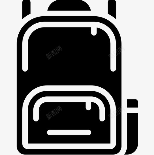 背包袋子2装满图标svg_新图网 https://ixintu.com 背包 袋子 装满