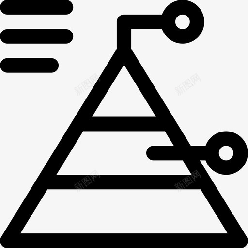 金字塔策略25直线图标svg_新图网 https://ixintu.com 直线 策略 金字塔