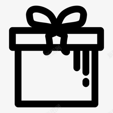 礼物盒子捐赠图标图标