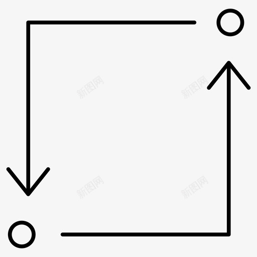 方向箭头路径图标svg_新图网 https://ixintu.com 图标 方向 箭头 路径 轮廓