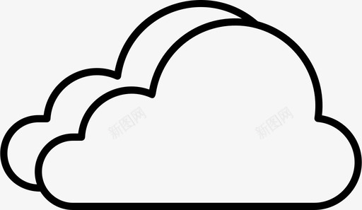 天气气候云图标svg_新图网 https://ixintu.com 云气 天气 天气预报 天空 气候