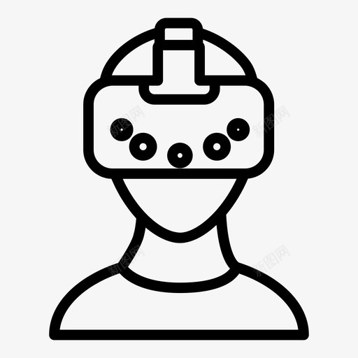 虚拟现实游戏智能图标svg_新图网 https://ixintu.com 技术 智能 游戏 虚拟 虚拟现实