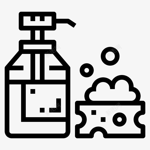 液体肥皂清洁剂洗衣机图标svg_新图网 https://ixintu.com 洗衣机 液体 清洁剂 肥皂