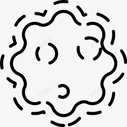 螺旋体细菌线状图标svg_新图网 https://ixintu.com 线状 细菌 螺旋体