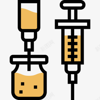 疫苗药房21黄影图标图标