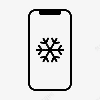 雪微风iphone图标图标