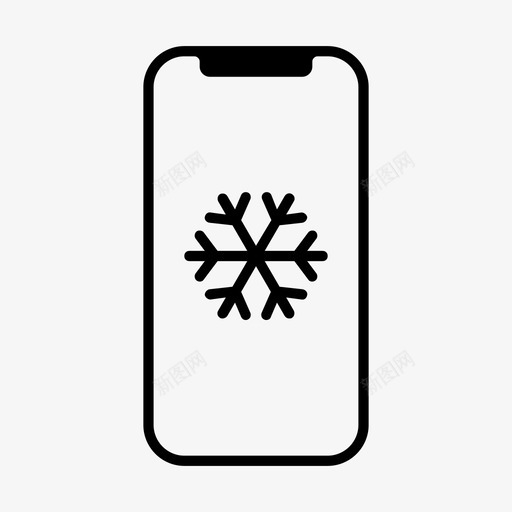 雪微风iphone图标svg_新图网 https://ixintu.com iphone 天气 天气预报 微风 苹果