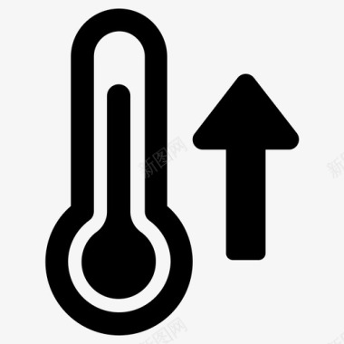 热温度温度计图标图标