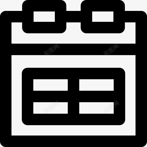 日历用户界面41线性图标svg_新图网 https://ixintu.com 日历 用户界面 线性