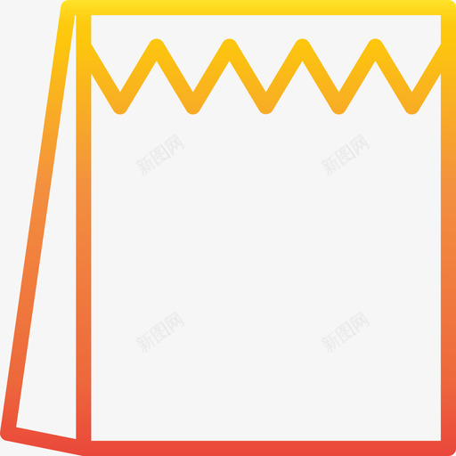 纸袋梯度图标svg_新图网 https://ixintu.com 梯度 纸袋