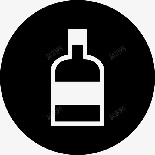 酒瓶饮料葡萄酒图标svg_新图网 https://ixintu.com 派对 葡萄酒 酒水 酒瓶 饮料