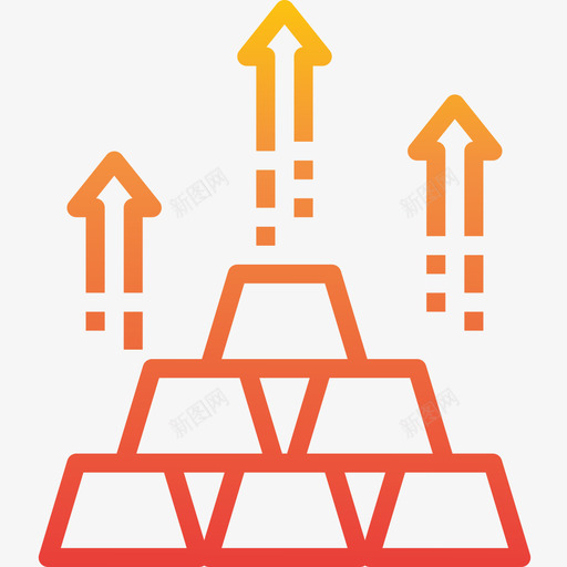 黄金投资33梯度图标svg_新图网 https://ixintu.com 投资 梯度 黄金