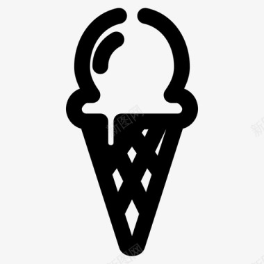冰淇淋冰激凌吧冰棒图标图标