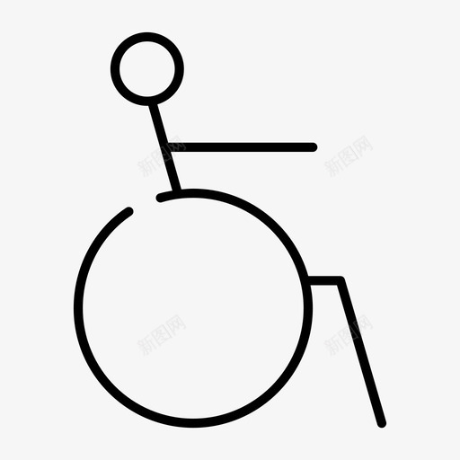 无障碍扶手椅残疾人图标svg_新图网 https://ixintu.com 扶手 无障碍 残疾人 用户界面 管理员 轮椅 间隙