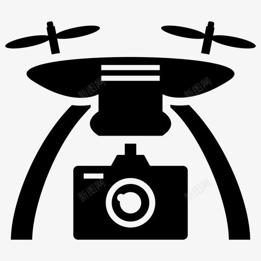 无人机摄像头空中无人机飞行摄像头图标svg_新图网 https://ixintu.com 图标 实体 实体图 摄像头 旋翼机 无人机 空中 虚拟现实 飞行