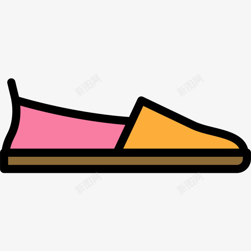 Loafer时尚4线性颜色图标svg_新图网 https://ixintu.com Loafer 时尚 线性 颜色