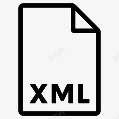 xml格式文件文件格式图标图标