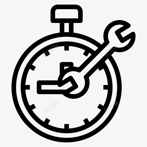 时间商业和财务装备图标svg_新图网 https://ixintu.com 商业 成功 日期 时间 装备 计划 财务