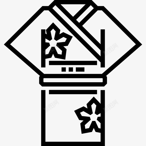 和服日本33直纹图标svg_新图网 https://ixintu.com 和服 日本33 直纹
