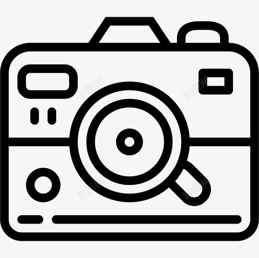 摄像机好莱坞线性图标svg_新图网 https://ixintu.com 好莱坞 摄像机 线性