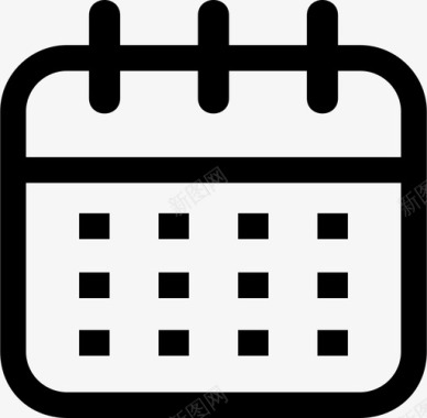 日历预订日期图标图标