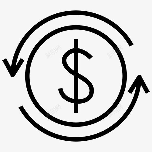 投资商业硬币图标svg_新图网 https://ixintu.com 商业 投资 硬币 货币 金融