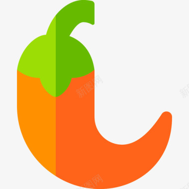 辣椒印度15平淡图标图标