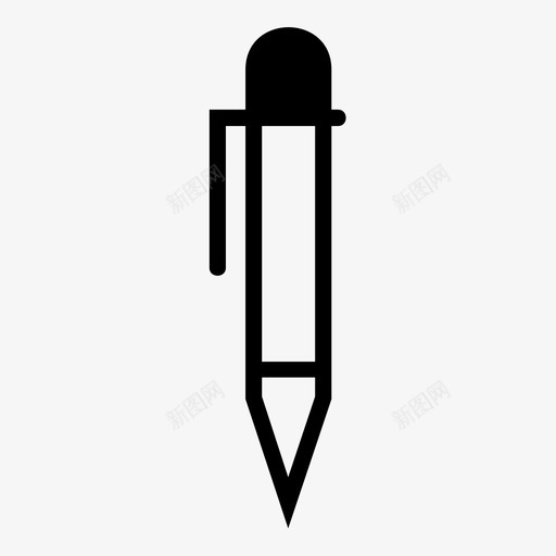 钢笔墨水笔尖图标svg_新图网 https://ixintu.com 书写 墨水 工具 笔尖 钢笔